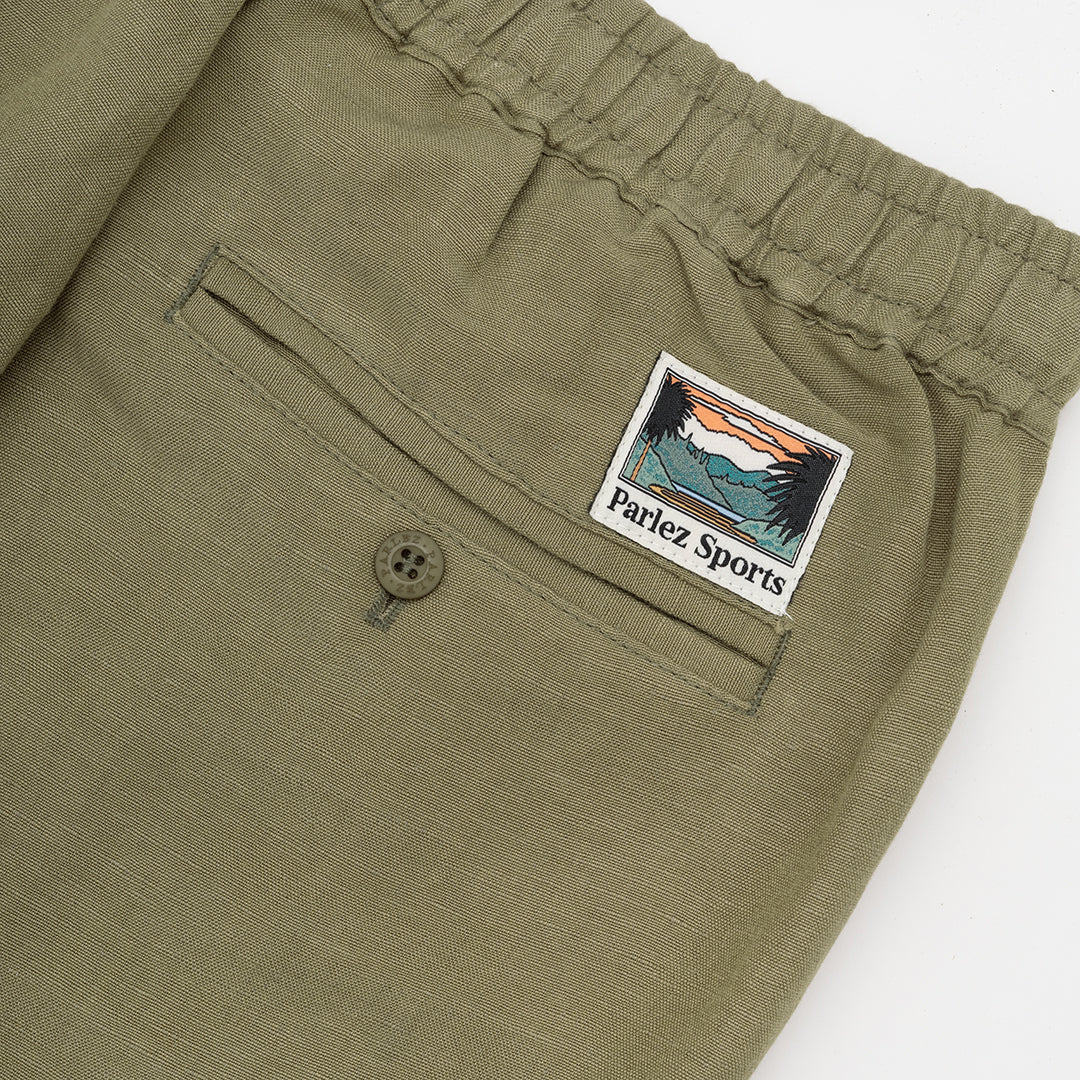 The Mens Stroll Trousers Khaki from Parlez clothing