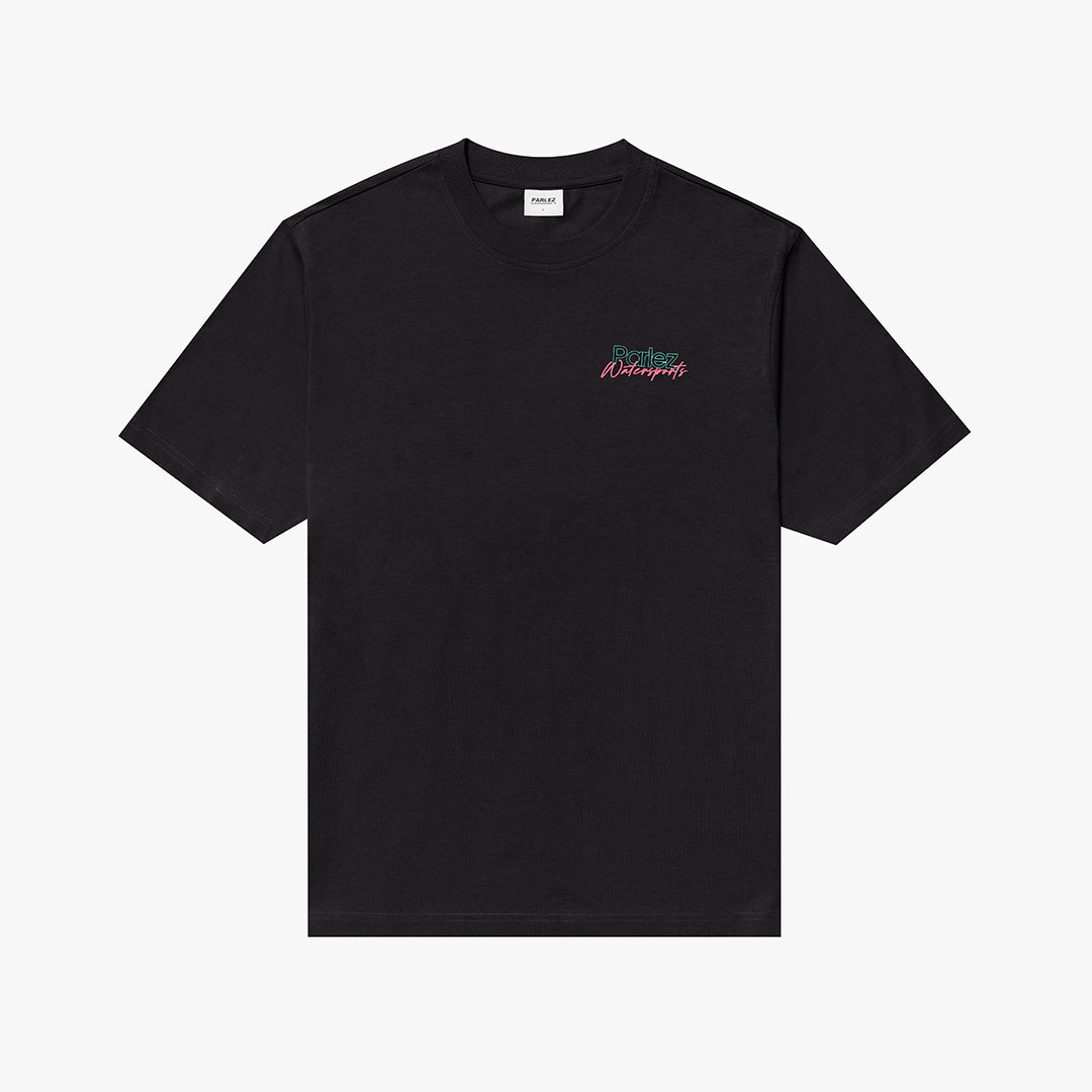 The Mens Sunrise T-Shirt Black from Parlez clothing