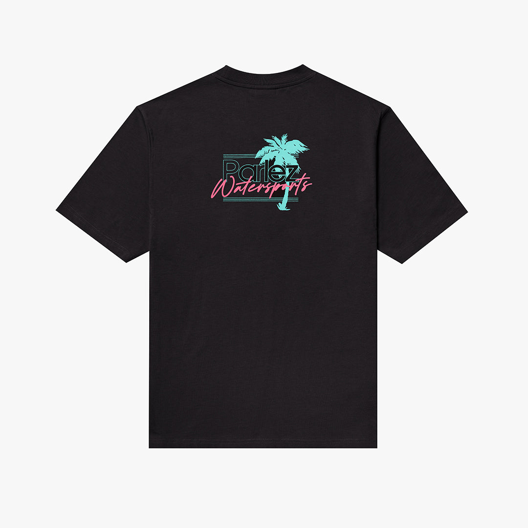 The Mens Sunrise T-Shirt Black from Parlez clothing