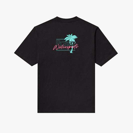 The Mens Sunrise T-Shirt Black from Parlez clothing