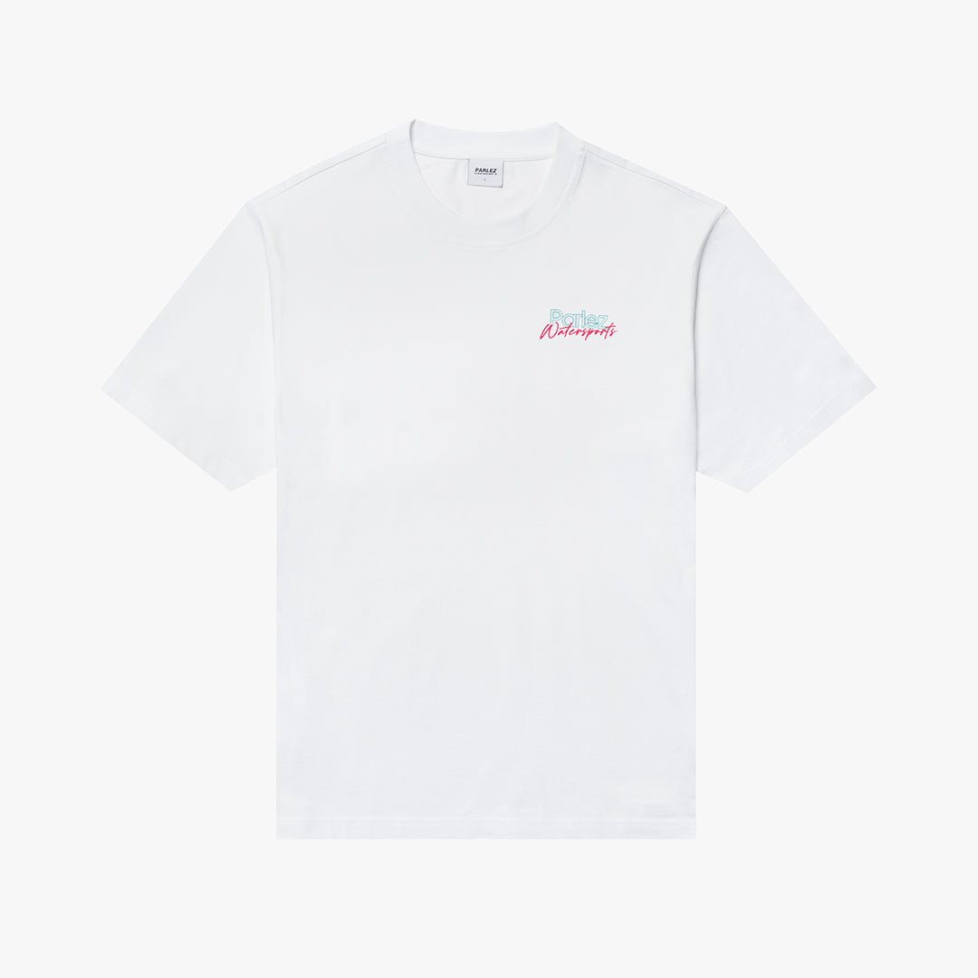 The Mens Sunrise T-Shirt White from Parlez clothing