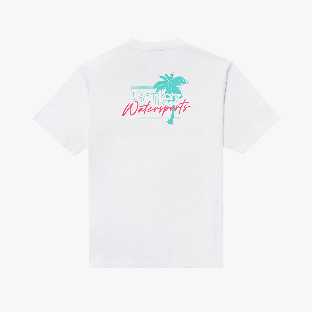 The Mens Sunrise T-Shirt White from Parlez clothing