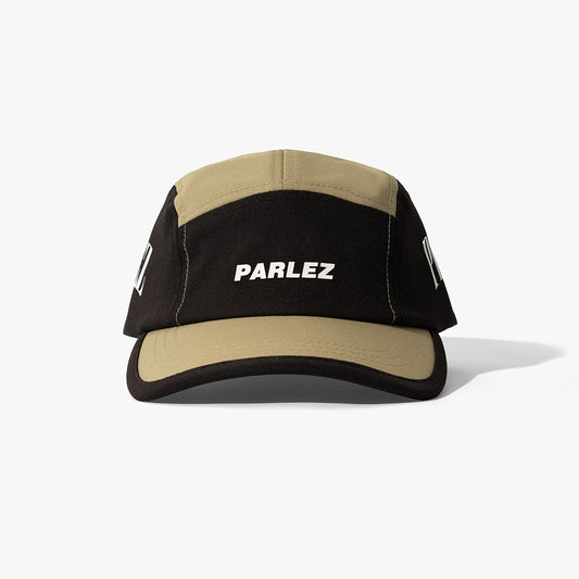 The Mens Sway 5 Panel Cap Sand from Parlez clothing