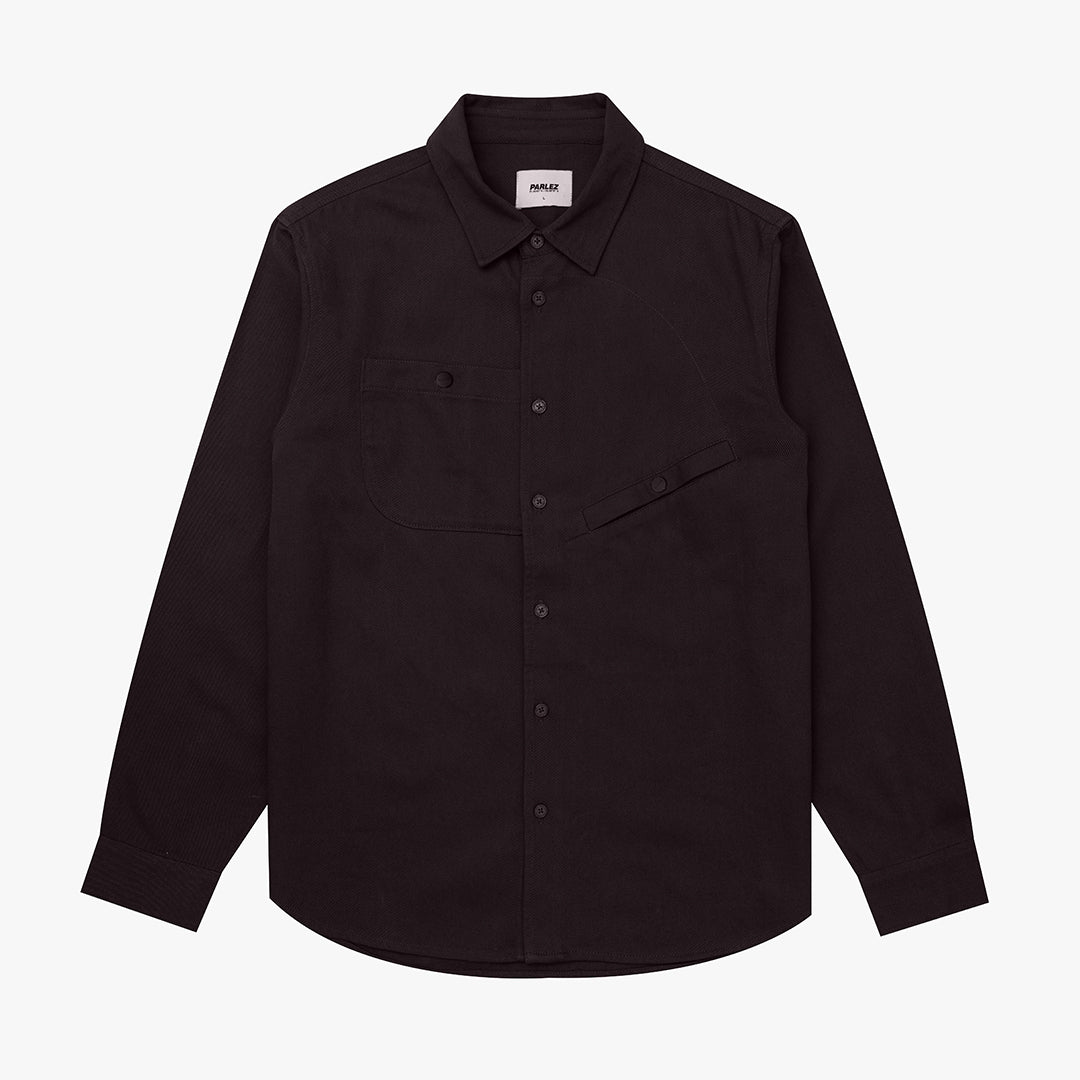 The Mens Task Shirt Black from Parlez clothing