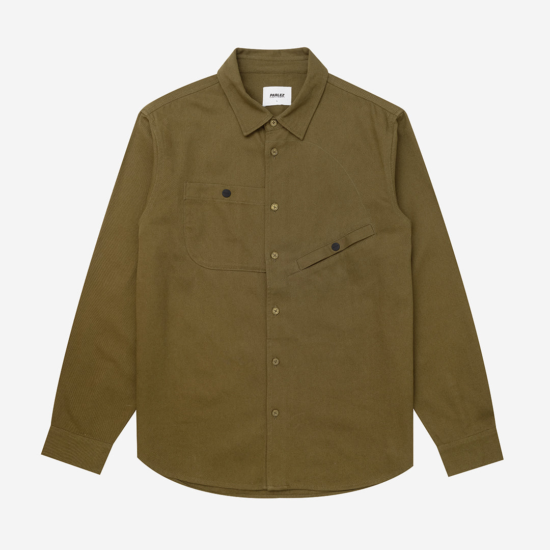 The Mens Task Shirt Moss from Parlez clothing