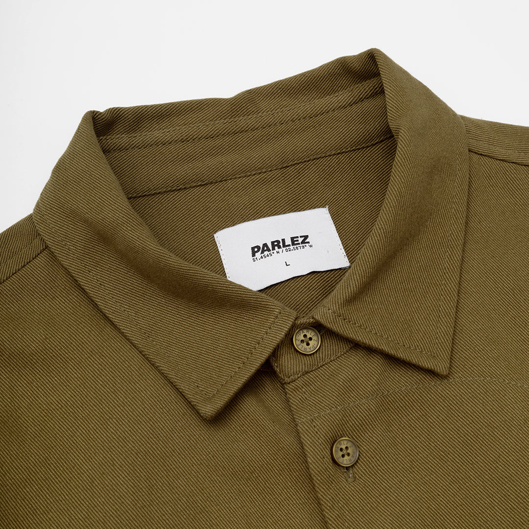 The Mens Task Shirt Moss from Parlez clothing