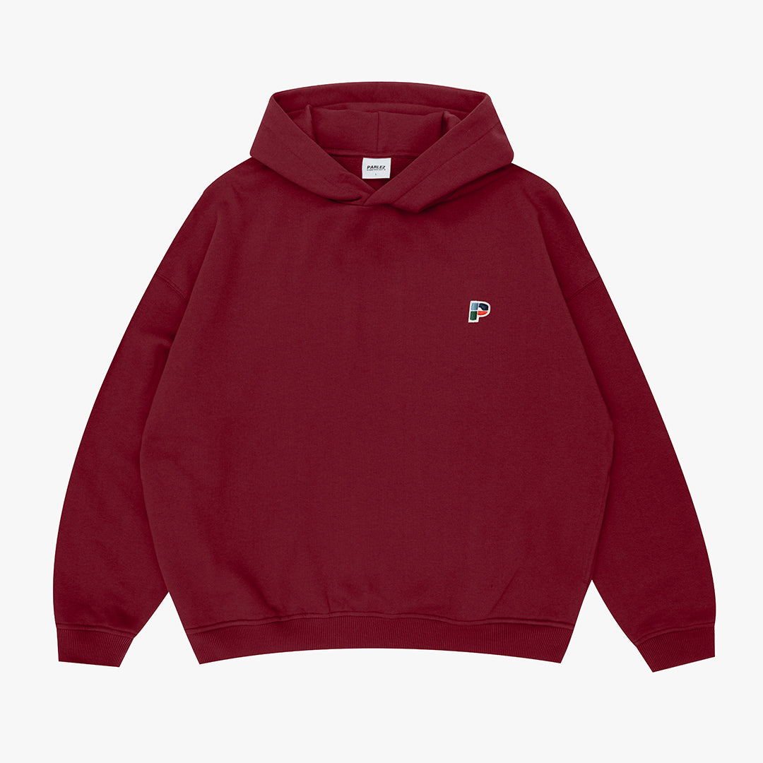 Tide Oversized Hoodie Deep Red