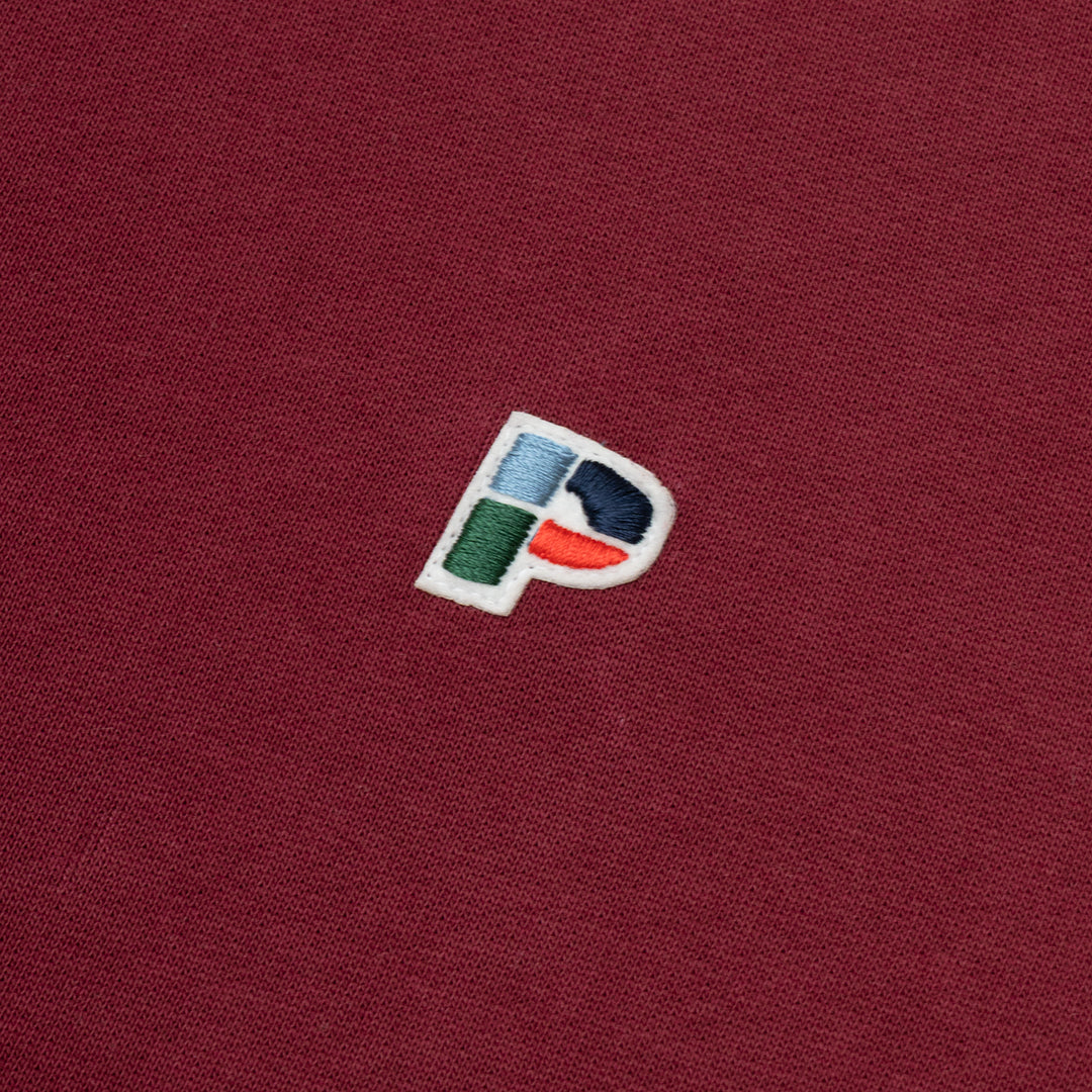 Tide Oversized Hoodie Deep Red
