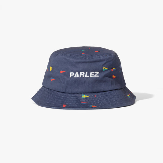 The Mens Topaz Bucket Hat Navy from Parlez clothing