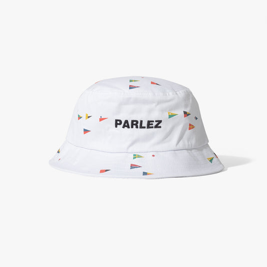 The Mens Topaz Bucket Hat White from Parlez clothing