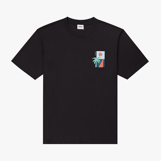 The Mens Venta T-Shirt Black from Parlez clothing