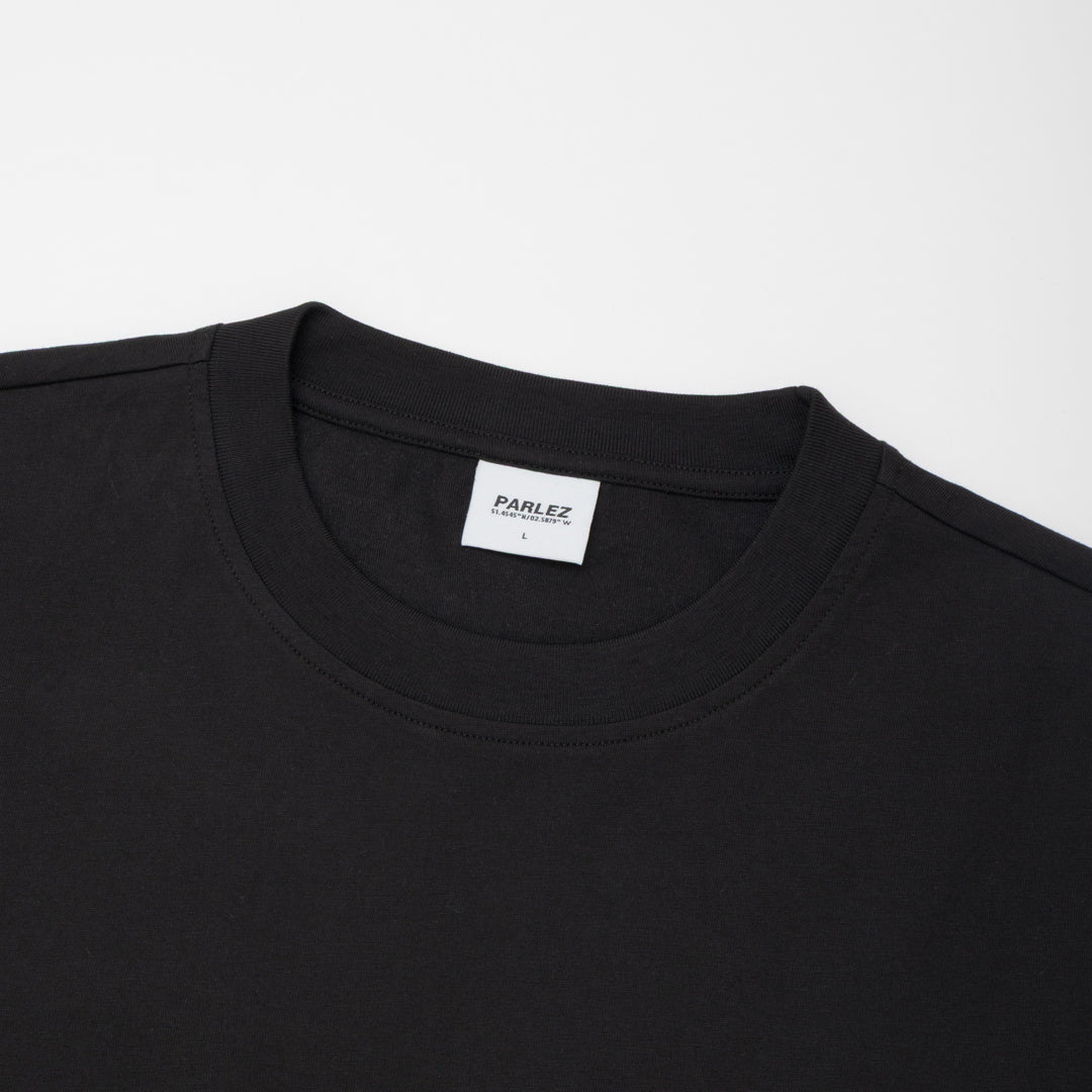 The Mens Venta T-Shirt Black from Parlez clothing