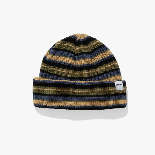 The Mens Verdi Beanie Black Multi from Parlez clothing