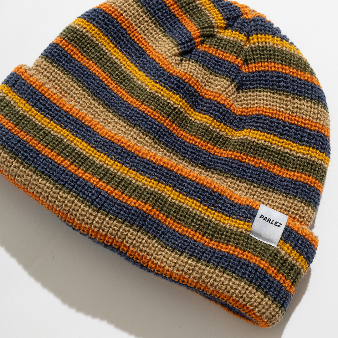 The Mens Verdi Beanie Golden Multi from Parlez clothing