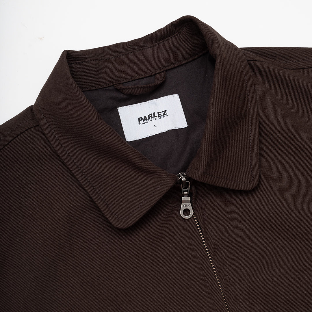 The Mens Verge Jacket Black from Parlez clothing