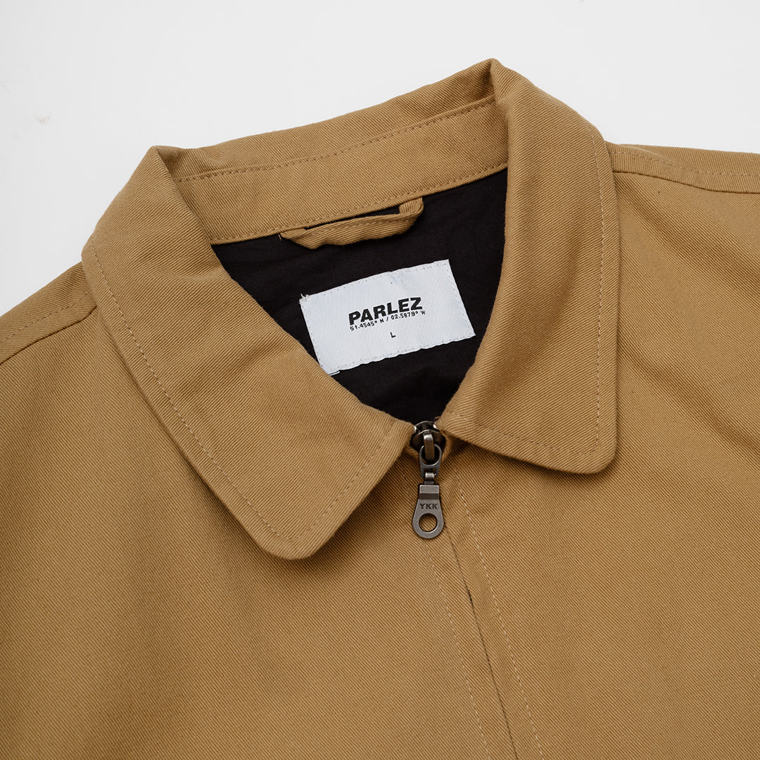 The Mens Verge Jacket Sand from Parlez clothing