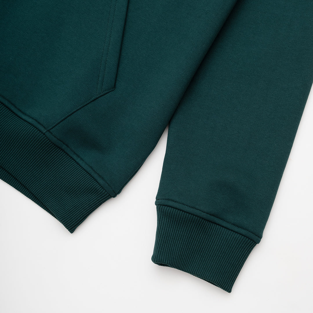 Verkin Hoodie Deep Green