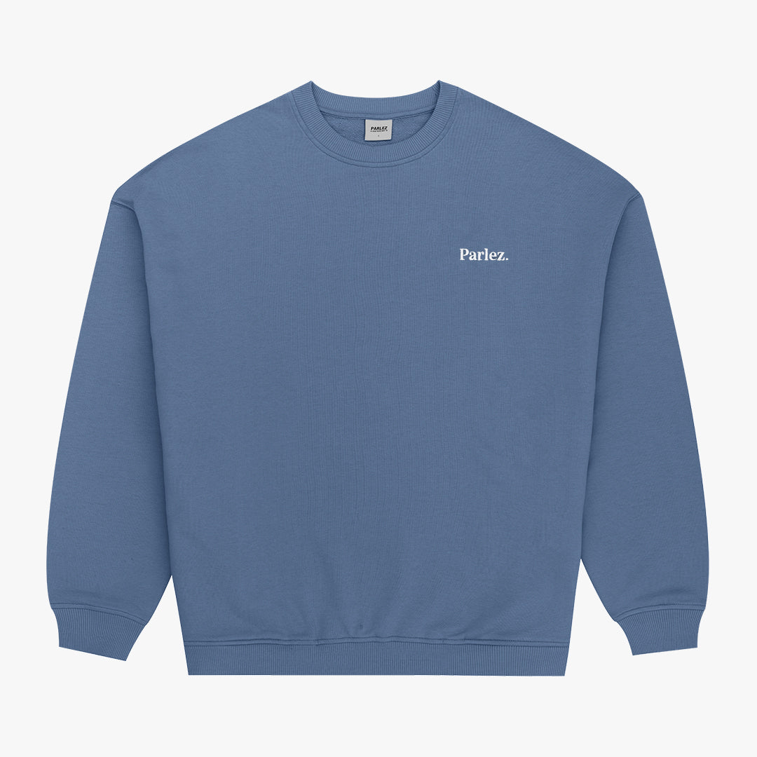 Vernon Oversized Crew China Blue