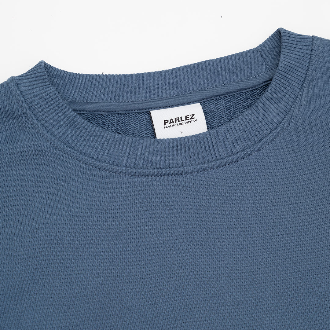 Vernon Oversized Crew China Blue