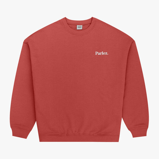 Vernon Oversized Crew Dusty Coral