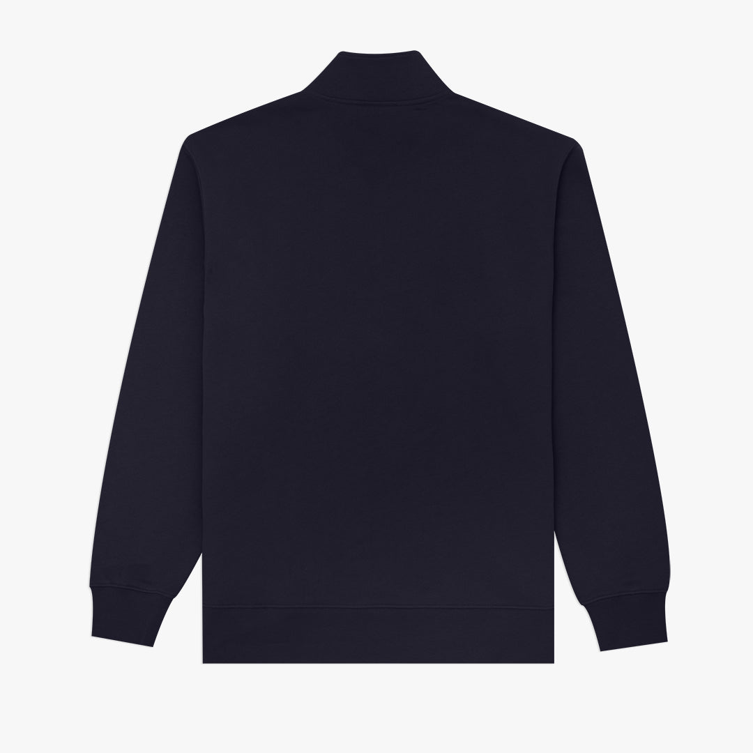 The Mens Warner 1/4 Zip Navy from Parlez clothing