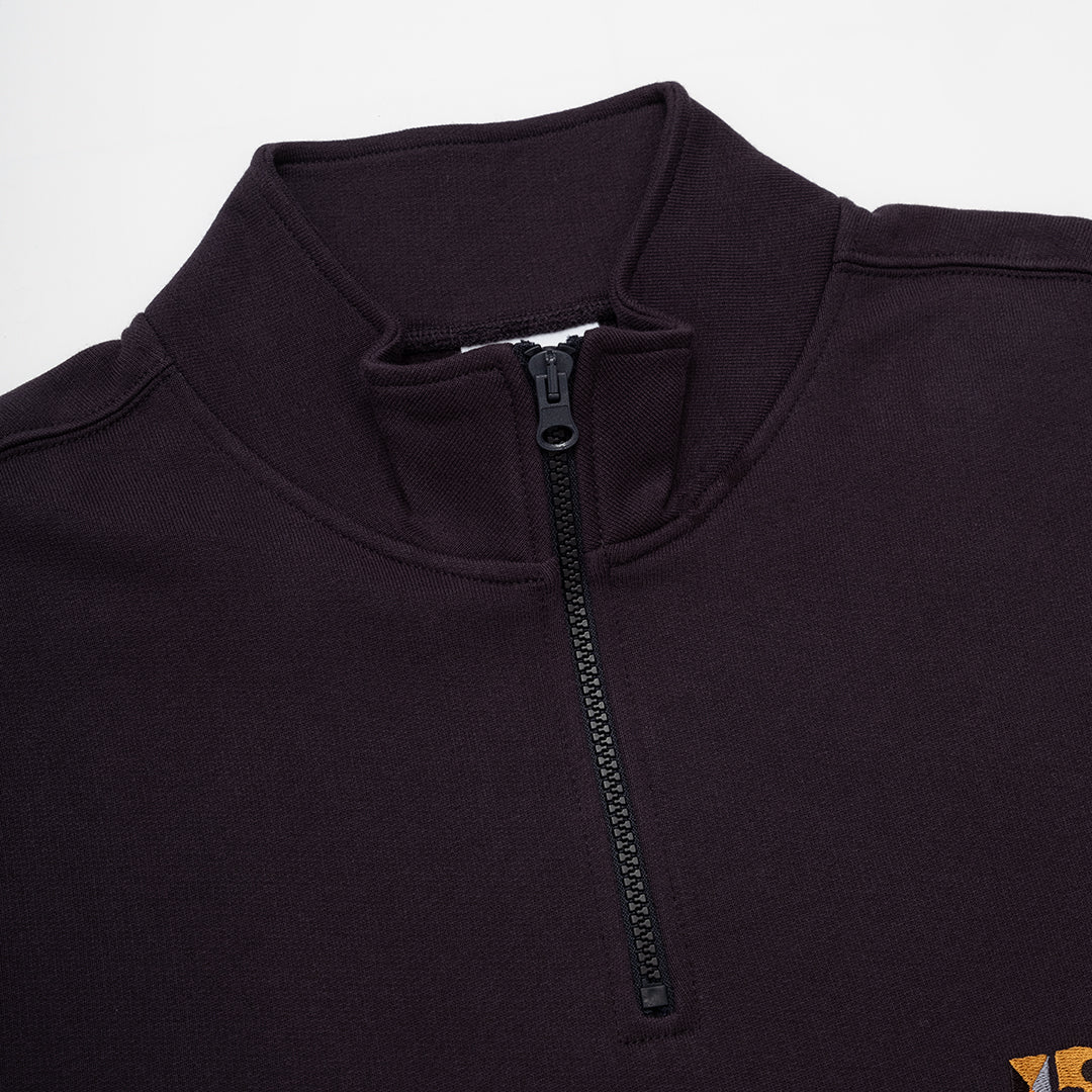 The Mens Warner 1/4 Zip Navy from Parlez clothing