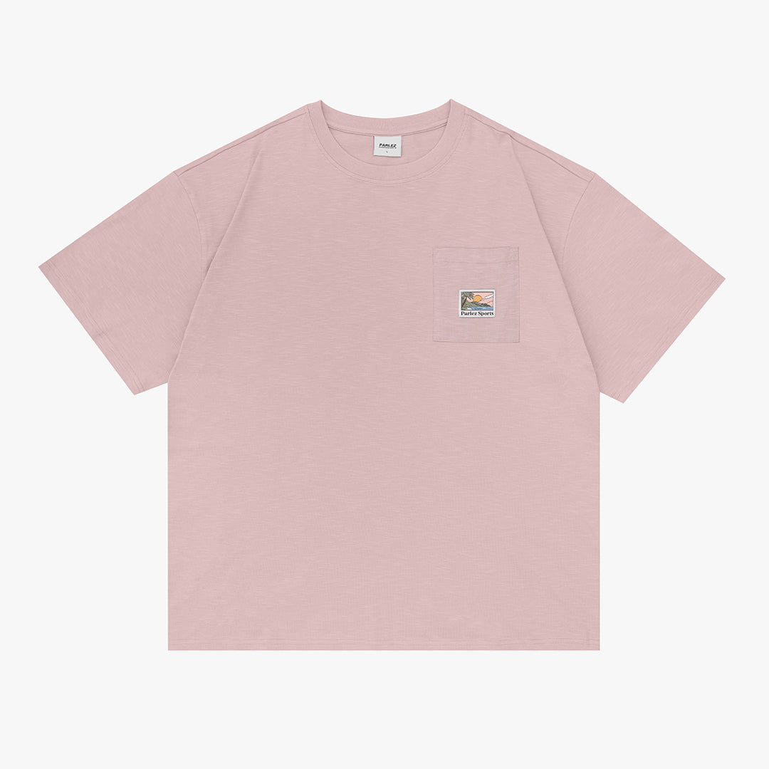 The Mens Wesley Os T-Shirt Quartz from Parlez clothing