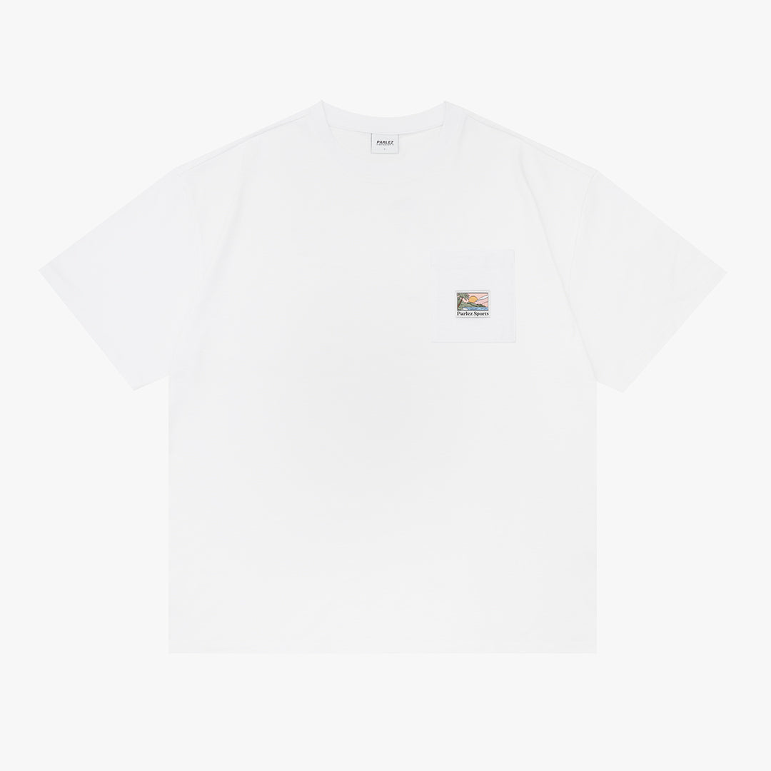 The Mens Wesley Os T-Shirt White from Parlez clothing