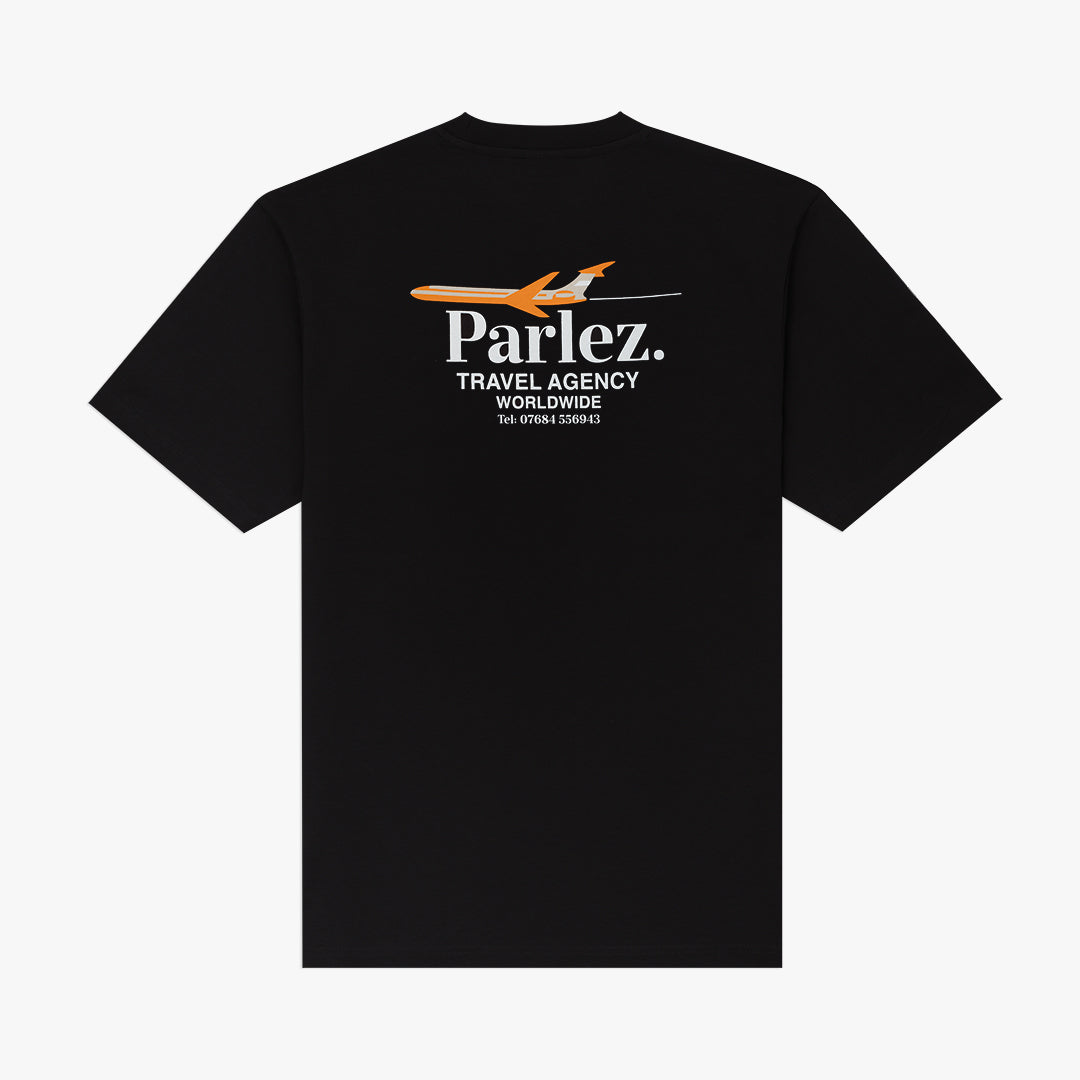 The Mens Worldwide T-Shirt Black from Parlez clothing