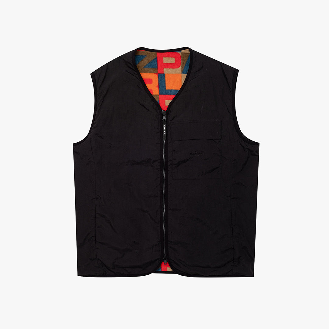 The Mens Zone Gilet Black from Parlez clothing