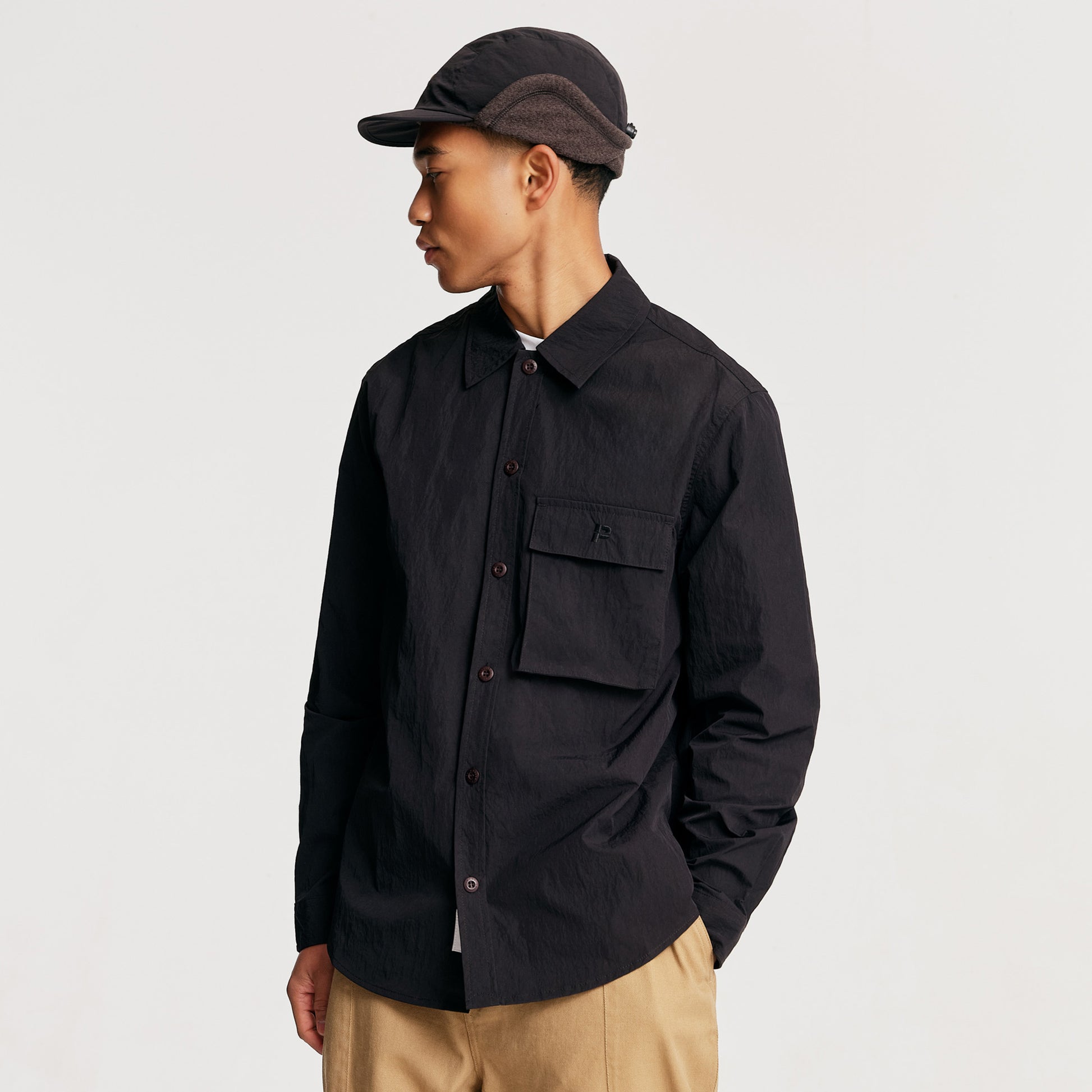 The Mens Mode Shirt Black from Parlez clothing