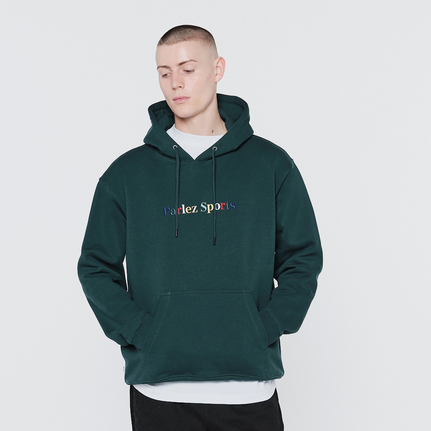 Leaf Hoodie Deep Green