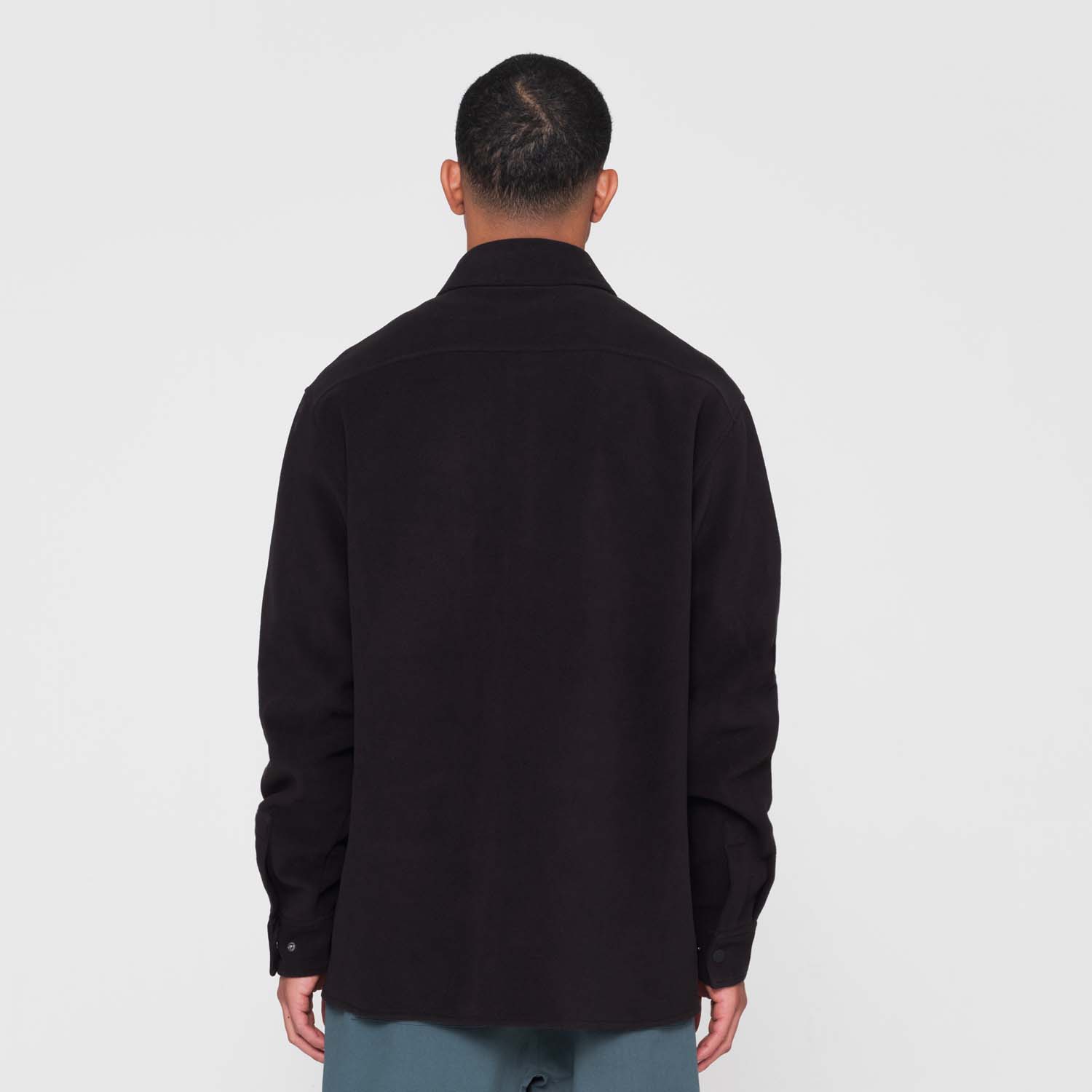 Buy The Parlez Skipper Fleece Shirt Black | Parlez Streetwear