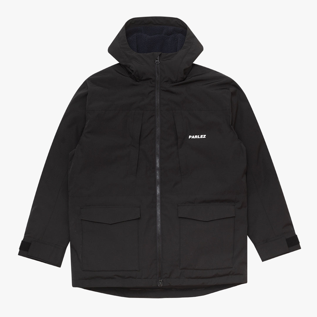 The Mens Rovex Arctic Puffer Jacket Black from Parlez clothing