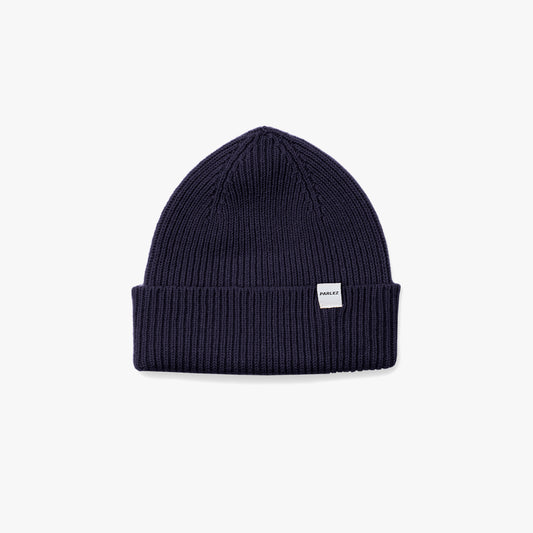 The Mens Cooke Heavy Knit Beanie Navy from Parlez clothing