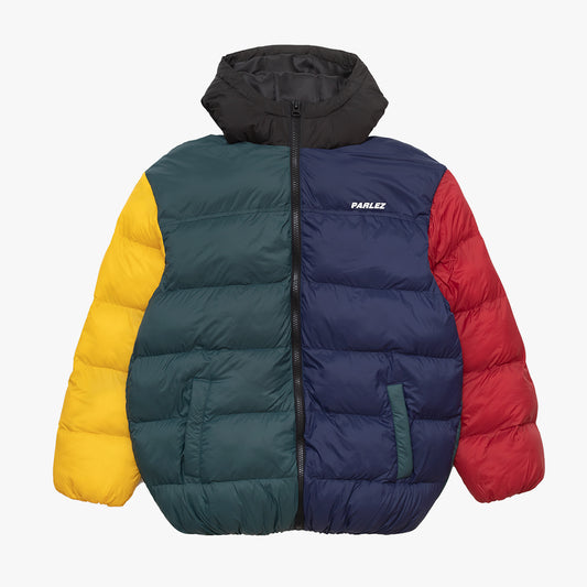 The Mens Caly Puffer Jacket Multi from Parlez clothing