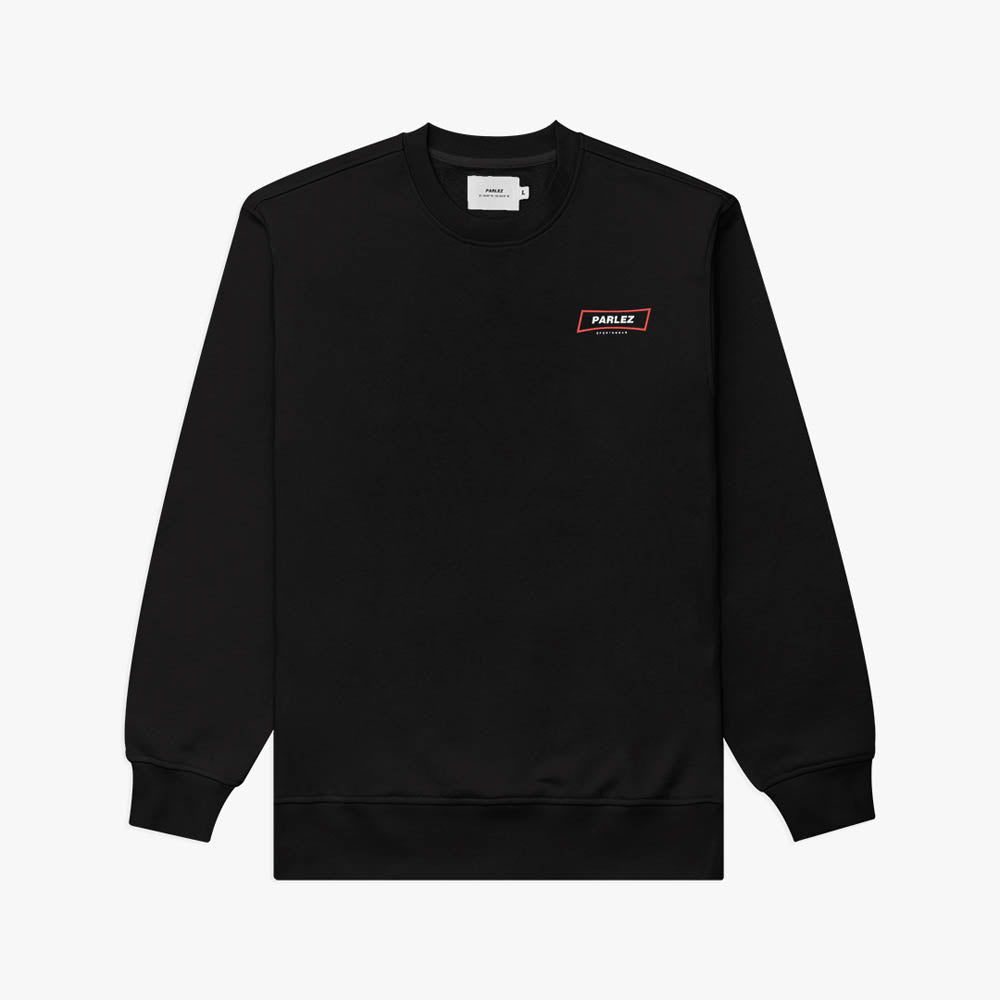 The Mens Downtown Sweatshirt Black from Parlez clothing
