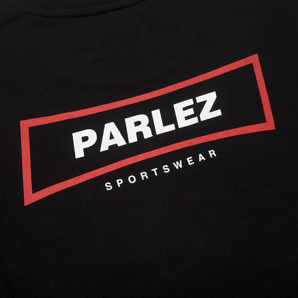 The Mens Downtown Sweatshirt Black from Parlez clothing