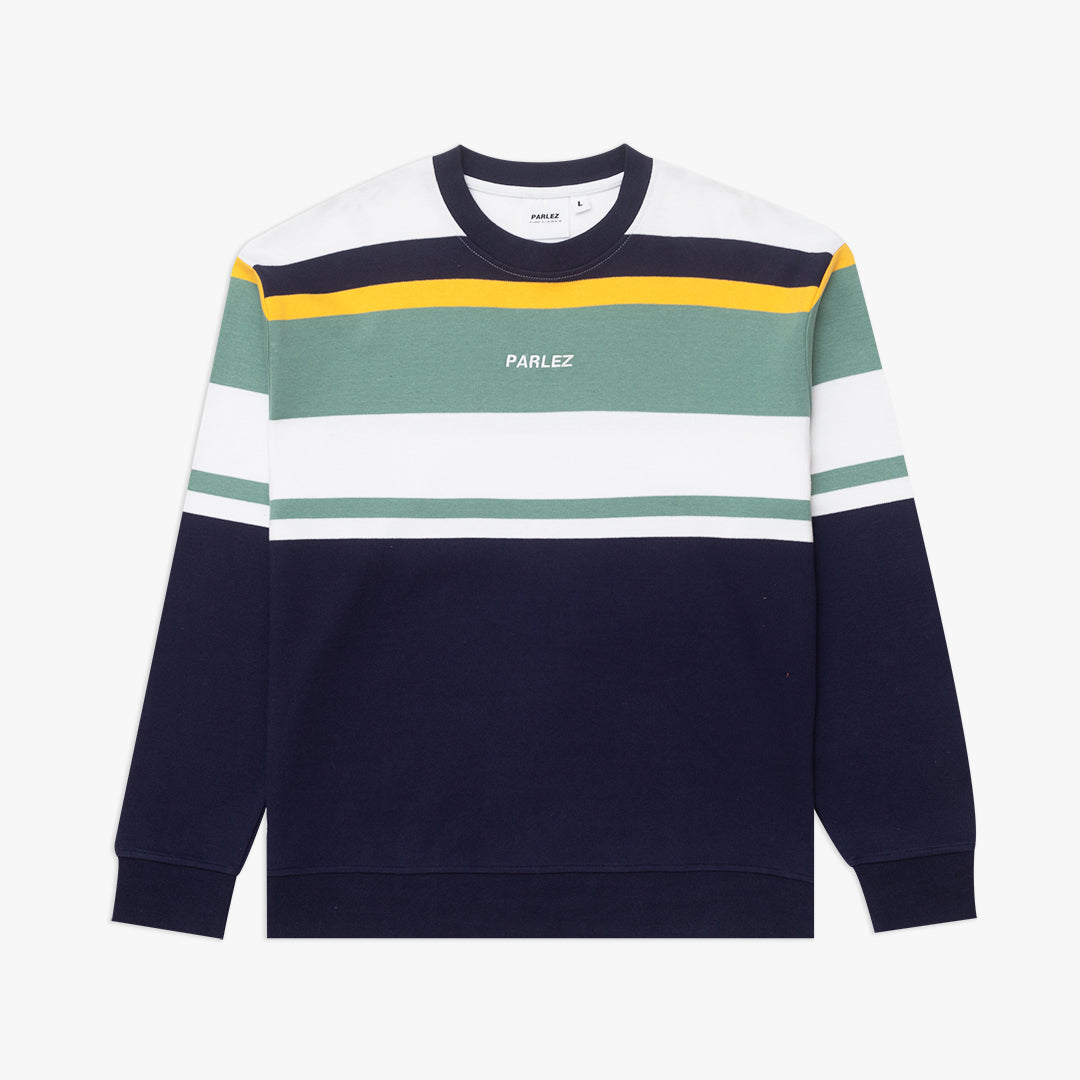 The Mens Irvine Sweatshirt Navy from Parlez clothing