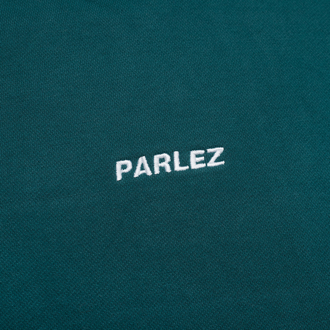 The Mens Ladsun Hood Deep Teal | White from Parlez clothing