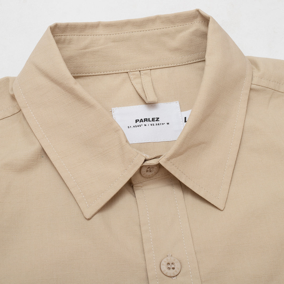 The Mens Lyford Shirt Ecru from Parlez clothing