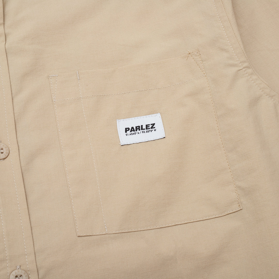 The Mens Raton Shirt Ecru from Parlez clothing
