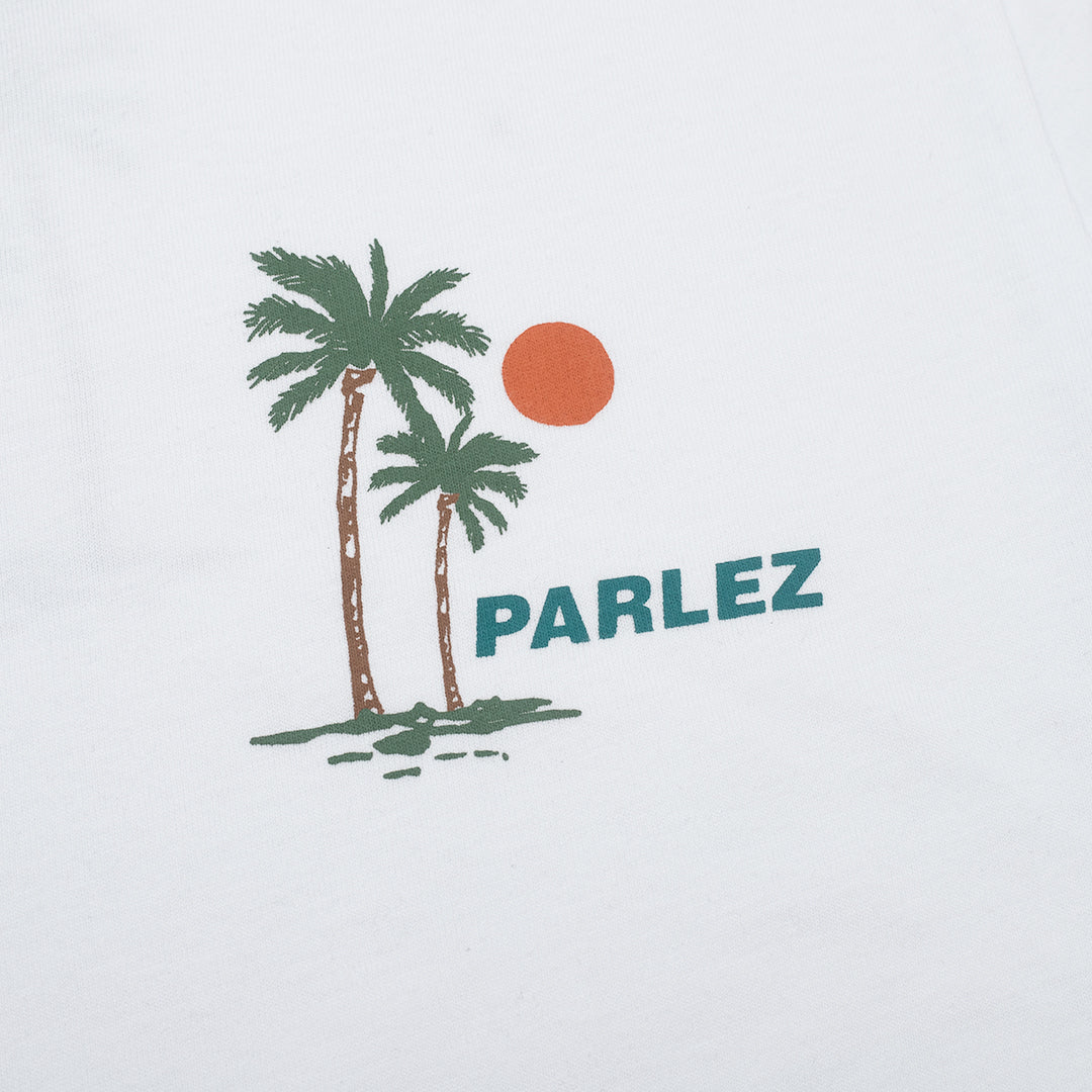 The Mens Away T-Shirt White from Parlez clothing