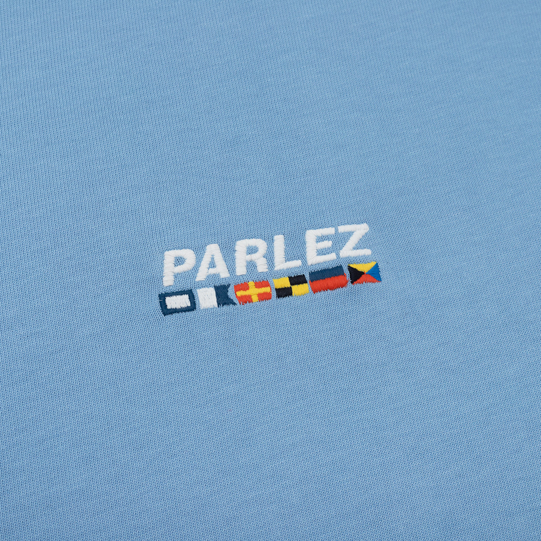 The Mens Navigator Oversized T-Shirt Sky Blue from Parlez clothing