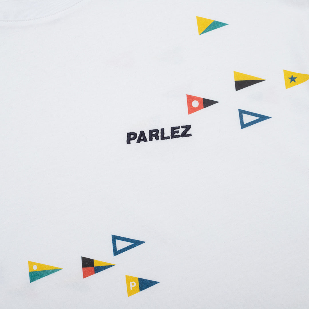 The Mens Topaz Oversized T-Shirt White from Parlez clothing
