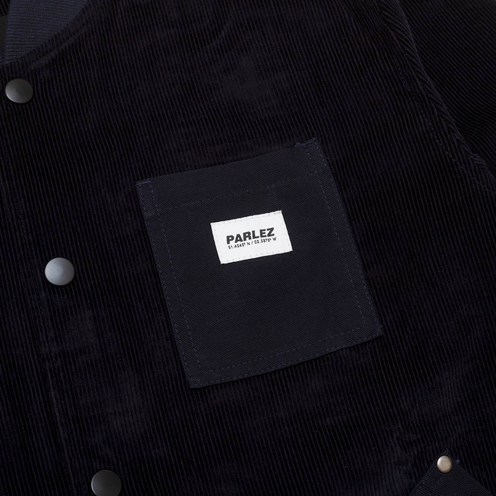 The Mens Anaheim Bomber Jacket Navy from Parlez clothing