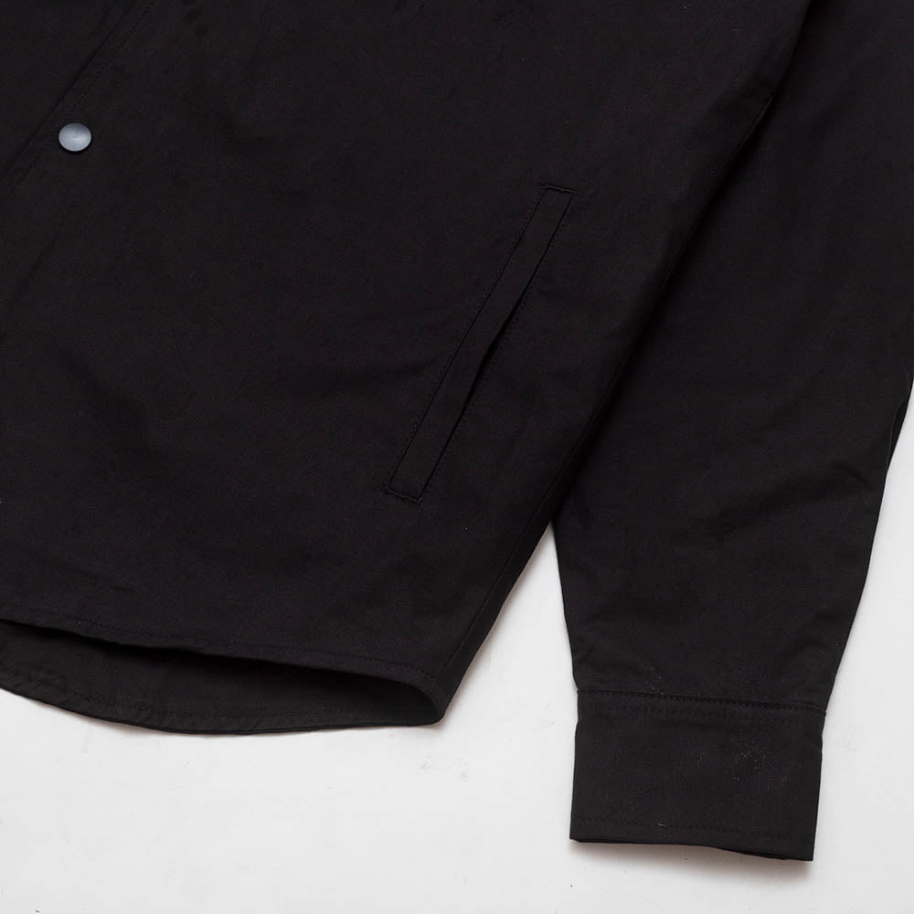 The Mens Salinas Bomber Shirt Black from Parlez clothing