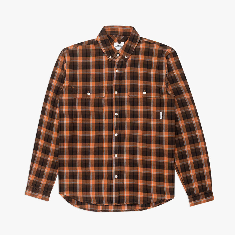 The Mens Carson Shirt Red Check from Parlez clothing