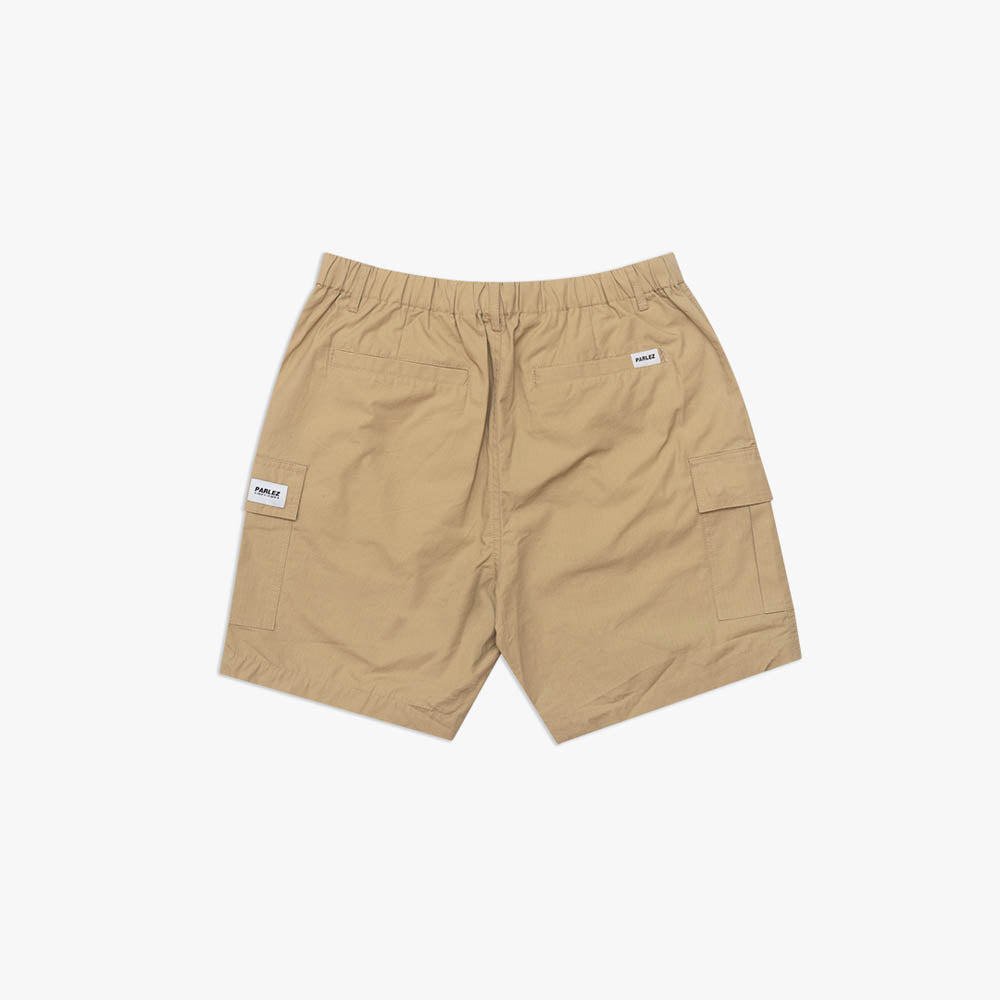 The Mens Gilbert Cargo Shorts Sand from Parlez clothing
