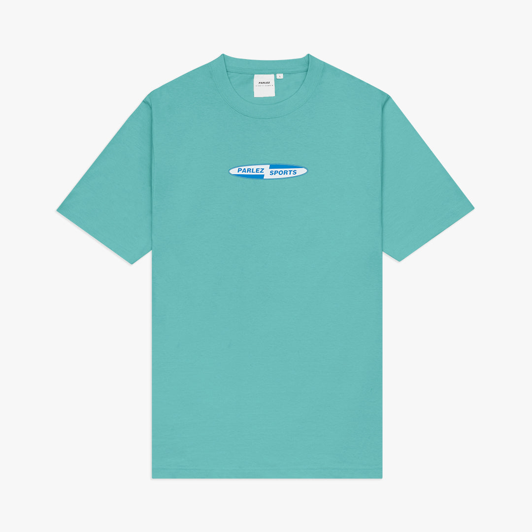 The Mens Rosa T-Shirt Dusty Aqua from Parlez clothing